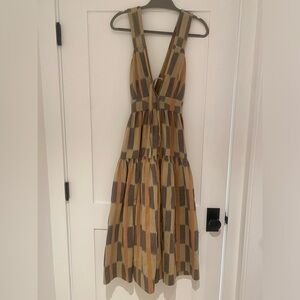 Ulla Johnson Maki dress in sand. Good condition.